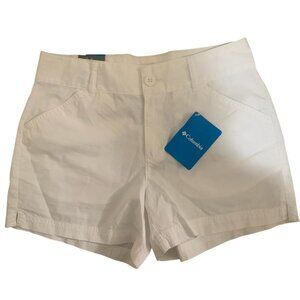 NWT COLUMBIA SHORT COURT WASHED OUT CHINO SHORTS WHITE 4